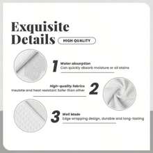 A Set Of 2pcs Dishwashing Towels, Designed With Purple Tulip Patterns, Machine Washable Polyester, Super Absorbent, Heat-Resistant, Suitable For Kitchen And Living Room Decoration, Especially For Hotel Restaurant Decoration And Cleaning