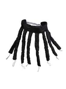 1 pieza de cinta para el cabello con diseño de pulpo sin calor, accesorio de peinado DIY apto para uso nocturno, rodillos para el cabello, rizos sin calor, rizador de cabello, productos y accesorios para peluquería, salón de belleza y artículos esenciales de viaje