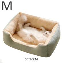 Bed Cats Pet Products Cushions Kitten Goods Accessories Dog All Houses Supplies Things Accessory Habitats Basket House Beds - Xanh-L - Xem 11