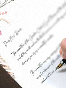 Personalized Custom Greeting Cards Wedding Invitations - Create Your Own Card By Adding Text, Photos Or Design. Can Be Customized As A Folded Birthday Card Thank You Card, Wedding Invitation Card, As A Gift For Her/Him, Family, Friends, Students, Workers, Customers, For Anniversary, Graduation, Wedding, Business/Work/Office.,Back To School,School Supplies - Multicolor - View 7