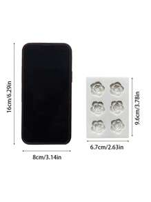 Khuôn silicon 3D hình hoa hồng 6 lỗ dùng làm nến thơm và xà phòng thủ công, Khuôn sô cô la, Khuôn kẹo hình hoa, Khuôn fondant, Dụng cụ trang trí bánh DIY, Dụng cụ làm bánh, Đồ dùng nhà bếp, Phụ kiện nhà bếp, Đồ dùng nhà bếp gia đình - Nhiều màu - Xem 8