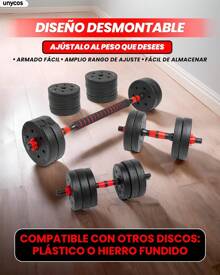 Dumbbell - #07 15 kg - Red Transformer con Kettlebell - View 3
