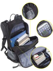 Outdoor Large Capacity Hiking Backpack,Multi-Functional Trekking Pack For Mountaineering, Trail Sports & Travel | Durable Daypack With Gift Box For Men & Women - Royal Blue - View 7