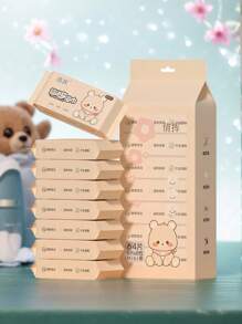 64/128/192/384 Wet Wipes Portable Mini Wet Wipes, Conveniently Carried For Household And Travel Use, Extraction-Type Cleaning Wipes