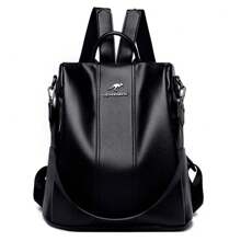 Women's Backpack Bag Anti-Theft Travel Work College Youth Luxury Fashion - Màu xanh lam - Xem 2