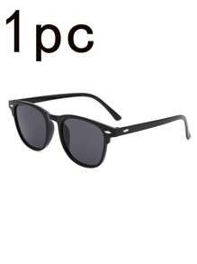 4/3/2 Pairs - 1 Pair/Women's Full-Frame Retro Rice Nail All-Match Fashion Glasses, Fashion Slim Ordinary Decorative Glasses, Retro Metal Polygon Fashion Decorative Glasses, Outdoor Casual Glasses, Game Photo Decorative Glasses (Glasses Case)