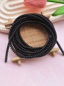 4.6ft Braided Charger Protector - Anti-Snap Spring Sleeve For USB Cables Headphones ,Cord Organizer, Durable Phone Charger Saver For Travel, Car, Desk, College Dorm Essentials - Multicolor - View 7