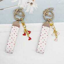 Inicia tu viaje de la suerte: El corazón simboliza la suerte y la belleza. Que este llavero empiece tu viaje de la suerte.