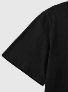 Women's Jesus T-Shirt 100% Cotton Graphic Print Shirt Premium Blouse New Release - màu đen - Xem 3