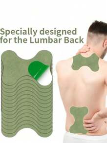 50 Pieces, Mugwort Patch, All-Weather Sedentary Hot Compress Patch, Waist Circulation Conditioning, Herbal Breathable Acupoint Patch, Suitable For Daily Care Of Waist, Legs, Shoulders, Knee Joints And Lumbar Spine, Gentle And Non-Irritating.