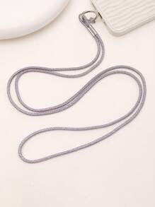 1 pieza Cinta con brillos, cristales y strass con llavero y porta identificación, 7 colores, 65cm de largo, accesorio de moda para móvil, adecuado para todos los regalos de ocasiones, madre, familia, amigos, cumpleaños, vacaciones, adorno para teléfono, cadena para teléfono - Multicolor - Ver 10