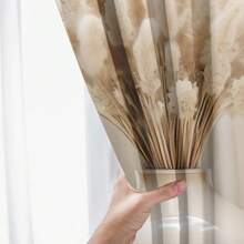 2 Stücke Dekorative Vorhänge im Boho-Stil mit Stangen-Tasche Design - Einfach aufzuhängen, halbtransparenter Polyester, maschinenwaschbar - ideal für Wohnzimmer, Schlafzimmer, Büro, Küche, Café - verleiht jedem Raum einen festlichen Charme, Schlafzimmervorhänge|Boho-Stil Vorhänge|Polyestervorhänge, Wohnzimmervorhänge - Verschiedenfarbig - Übersicht 4