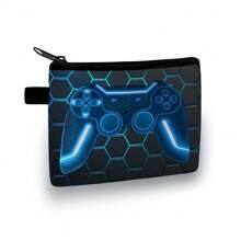 彩色红色/蓝色/黑色节日宇航员印花零钱包 - 休闲风格，涤纶材质 - 彩色 - 查看 13