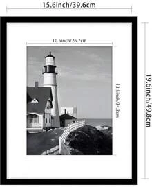 Picrit 16x20 Picture Frame 3 Pack, Black Poster Frame, Display Poster 11 X 14 With Or 16 X 20 Without Horizontal Or Vertical Wall Mounting2025 - 白色 - 查看 10