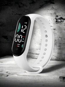 1 pièce Montre numérique étanche à écran tactile LED pour femmes, parfaite pour un usage quotidien et les sports