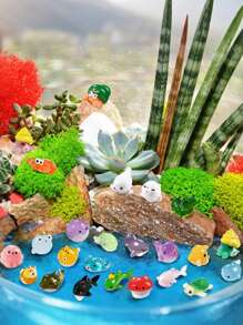 20pcs-Mini Ocean Resin Animals Tiny Sea Animals Figurines Marine Miniature Plastic Animals Aquarium Ornaments Decorations For DIY Fish Tank Potted Micro Fairy Garden Accessory(Random Color)Mini Resin Animals,Miniature Figures Tiny,Resin Figurines,Mini Fish,Tiny Resin Animals,Resin Animals,Animal Figure,Mini Resin Animals,Mini Animals,Summer Decorations,Table Decorations