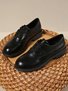 Women's Lace-Up Oxford Vintage Leather Shoes