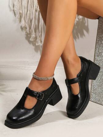 Women's Mary Jane Strap Shoes, Student Shoes