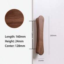 北欧木质厨柜拉手抽屉实木家具木门抽屉旋钮橱柜拉手家具把手