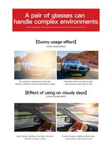 1pc Large Frame Rivet Photochromic Outdoor Glasses For Summer Beach Vacation,Outdoor,Travel Back To School Fashionable Preppy School Look
