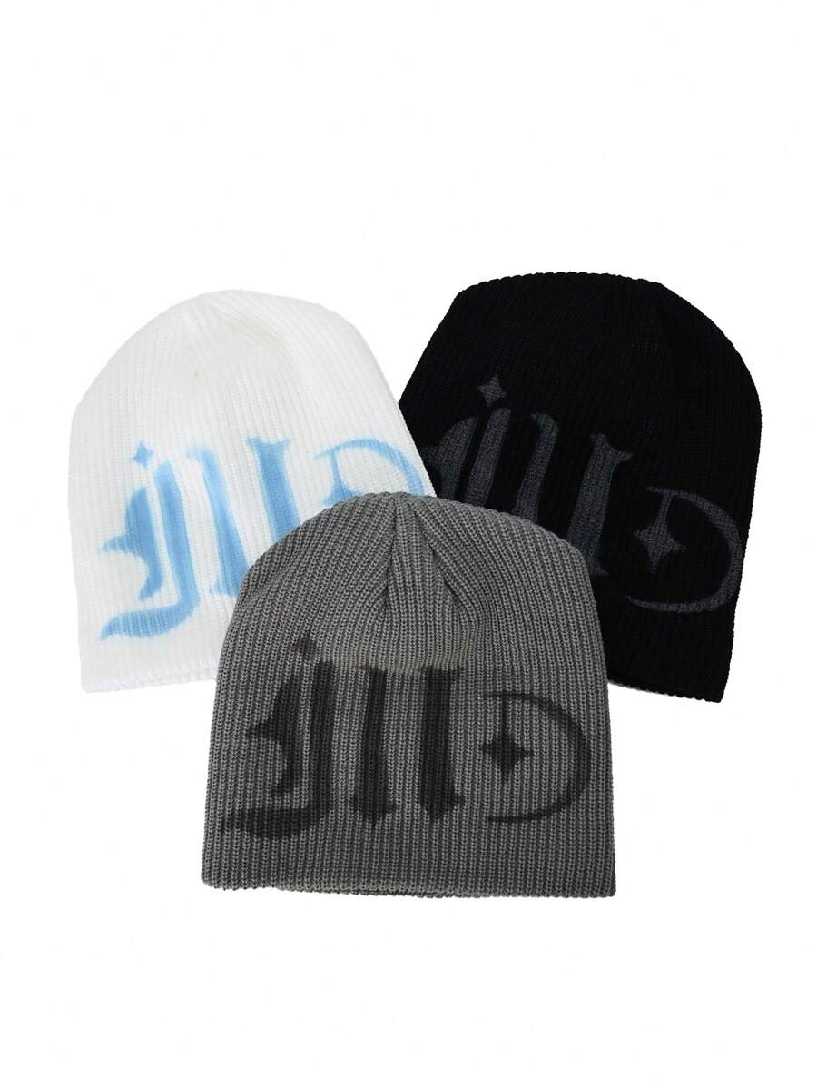 1件针织帽，时尚百搭针织帽，秋冬防寒保暖，欧美风