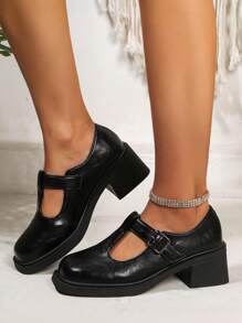 Women's Mary Jane Strap Shoes, Student Shoes