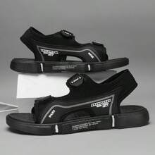 Men's Sports Sandals, Lightweight And Breathable, Suitable For Outdoor, Water And Beach - Black - View 5