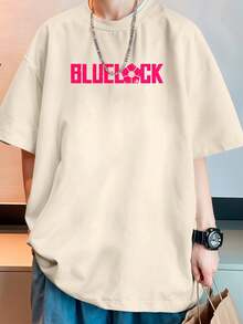 Shirt T-Shirt Streetwear Blue Lock Hyoma Chigiri Anime Player Speed Dribbling Football 7137 - 卡其色 - 查看 5