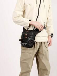 1pc Multifunctional Casual Waist Leg Bag, Sling Fanny Pack, Small Pouch For Outdoor Sports, Fitness, Cycling, Fishing Belts - Multicolor - View 5