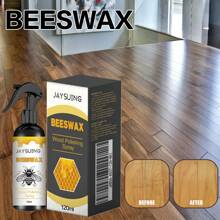 Spray de pulido de madera de cera de abejas Jaysuing, spray de pulido de pisos de muebles, cuidado de renovación de arañazos - 1 - Ver 2
