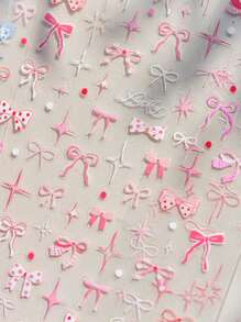 1pc 5D Nail Art Stickers Fragment Shell Light Butterfly High Quality Nail Stickers Spring Nail Art Decal Design Manicure