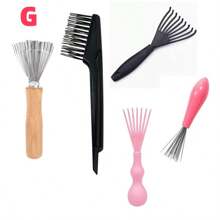 多件套 - 梳子清洁器。可清洁各种类型的梳子。刷头的弧形设计使其更容易钩出头发和头皮屑。它是每个家庭的必备物品。 - 彩色 - 查看 23