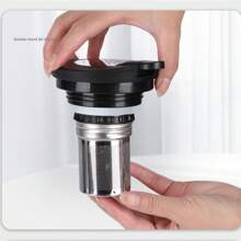 1pc Household Ceramic Vacuum-Sealed Tea Pot, Large Capacity For Old White Tea, Mandarin Peel, Pu'er Infusion