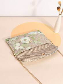 亮片刺绣信封包，女士时尚亮片拼布翻盖钱包，亮片拼布刺绣晚宴包，撞色拼布随机刺绣手拿包，适合女士购物、旅游、聚会、礼品、时尚活动派对、婚礼