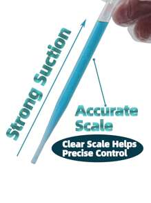 100 piezas de pipetas goteras de plástico desechables de 3ML para transferencia de aceites esenciales, experimentos científicos, manualidades y herramientas de maquillaje
