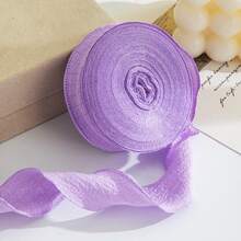 10 Yards Floral Bouquet Decoration Ribbon With Wavy Ruffles, Bows, Streamer Accessory For Gifts - Multicolor - View 7