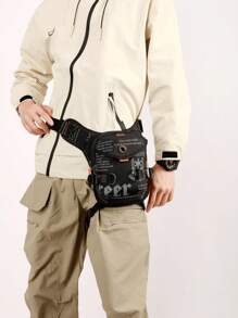 1pc Multifunctional Casual Waist Leg Bag, Sling Fanny Pack, Small Pouch For Outdoor Sports, Fitness, Cycling, Fishing Belts - Multicolor - View 9