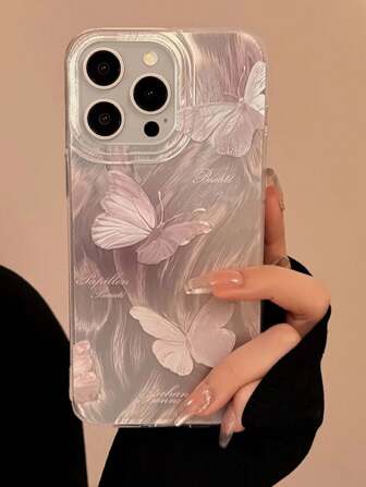 蝴蝶彩绘防摔羽毛手机壳兼容iPhone 16/iPhone 15 XR/7/8、iPhone 15 Pro Max/12 Pro Max/13 Pro Max/14 Pro Max、13 14 11 12 P14 女款 P11 软壳 P12 防摔 XS.XR/78P.78GES2、13/ 15、Redmi 系列、S24 A03s、A03 Core、A04、A12、A13、A14、A21s、A22、A23、A24、A32、A33、A34、A5、A51、A52、A53、A54、A71、A72、A73、S20 FE、S21、S22 Plus、Redmi 系列 Redmi 9、Redmi 9A、S25 A35 A56