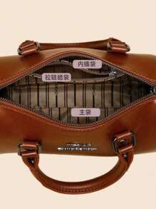 Beautiful Women Shoulder Bag Fashion High Quality Soft Leather Stylish Elegant - 黑色 - 查看 4