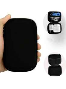 1pc Single-Layer Digital Organizer Bag, Portable Travel Electronics Organizer Pouch For Hard Drive, Power Bank, Headphones, Chargers, Phone Cases, Wireless Earbuds, Bluetooth Earphones, Ideal For Business, Travel, School, College, Office, Back To School Supplies Travel Essentials Travel Accessories Travel Must Haves - Multicolor - View 11