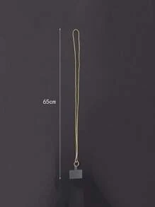 1 pieza Cinta con brillos, cristales y strass con llavero y porta identificación, 7 colores, 65cm de largo, accesorio de moda para móvil, adecuado para todos los regalos de ocasiones, madre, familia, amigos, cumpleaños, vacaciones, adorno para teléfono, cadena para teléfono - Multicolor - Ver 3