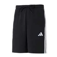 Adidas M 3S FT SHO 男褲 運動褲跑步健身訓練短褲舒適休閒褲 JE6414 - 黑色 - 查看 1