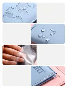 New Cross-Border Hot Passport Cover PU Passport Clip Ticket Clip Wholesale Factory Direct Passport Bag - Multicolor - View 7