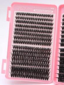 640 cụm lông mi, độ cong chữ D, độ cong 50D+60D, chiều dài 8-16mm, bộ lông mi tự làm với vẻ ngoài tự nhiên, siêu dày, thông minh, siêu mềm, siêu nhẹ, bộ nối mi giả từng đoạn có thể tái sử dụng, thích hợp cho người mới bắt đầu, cuộc sống hàng ngày, đám cưới, hẹn hò, tiệc tùng, lễ hội âm nhạc, cụm lông mi Halloween, cụm lông mi, lông mi riêng lẻ, lông mi, lông mi giả - D - Xem 6