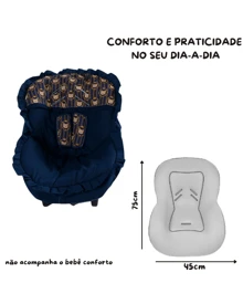 Capa para bebê conforto Estampado Menino Menina