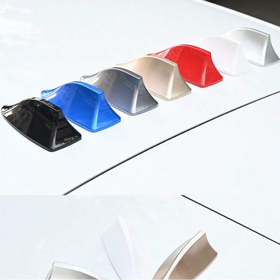 Antena en forma de aleta de tiburón para auto con recepción de señal, antena de techo en forma de aleta de tiburón especializada para decoración y conversión de automóviles, organizador de almacenamiento de viaje