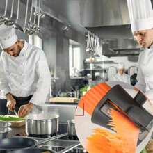 1 Pieza Herramienta multifuncional de acero inoxidable para tallar vegetales y frutas - Pelador en forma de flor en espiral, cortador tipo embudo creativo, utensilio de cocina manual para uso en restaurantes y el hogar
