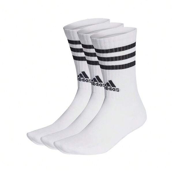Adidas 3 Pairs Unisex Long Socks, Promotional Pack, Item HT3458