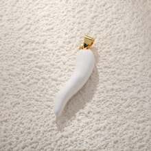 1 pezzo Ciondolo di peperoncino di lusso minimalista alla moda in rame, accessorio versatile fai da te per bracciale, collana, orecchini, portachiavi