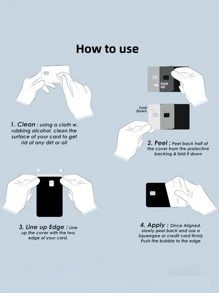 Funny "Take My Money" Credit Card Sticker Decal, Cartoon Pattern PVC Protection Film, Designed For Credit Cards, Debit Cards, Transportation Cards And Key Cards, Provides Card Protection And Personalized Decoration, With Waterproof, Scratch-Resistant, Anti-Slip, Anti-Fingerprint, And Privacy Protection Functions, Suitable For Men And Women - Multicolor - View 6